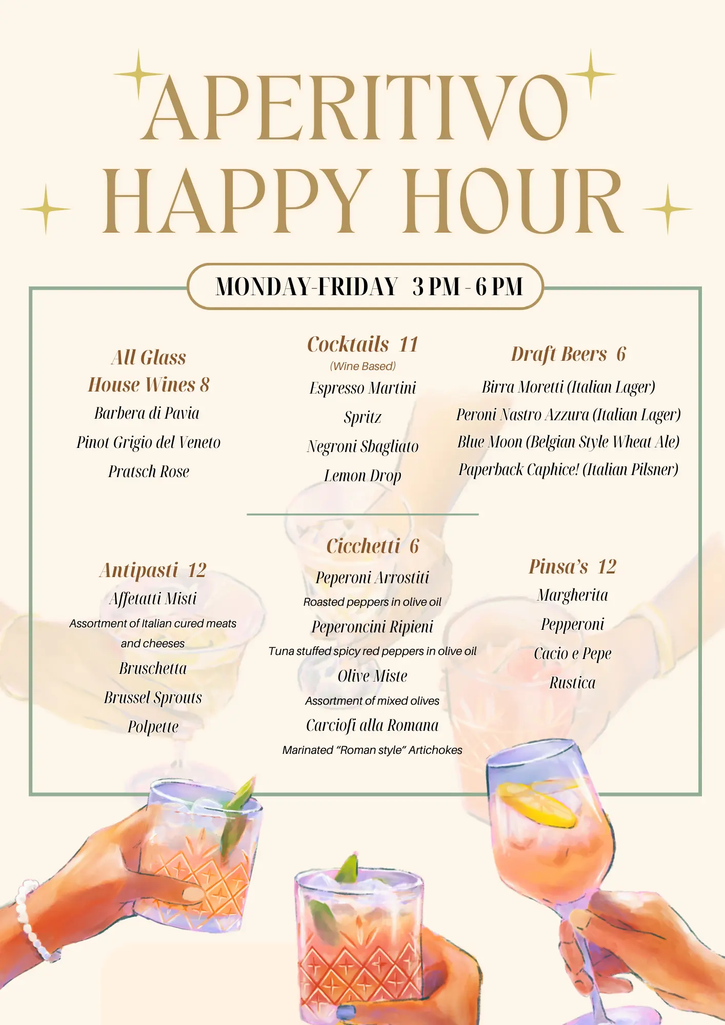 Happy Hour Menu